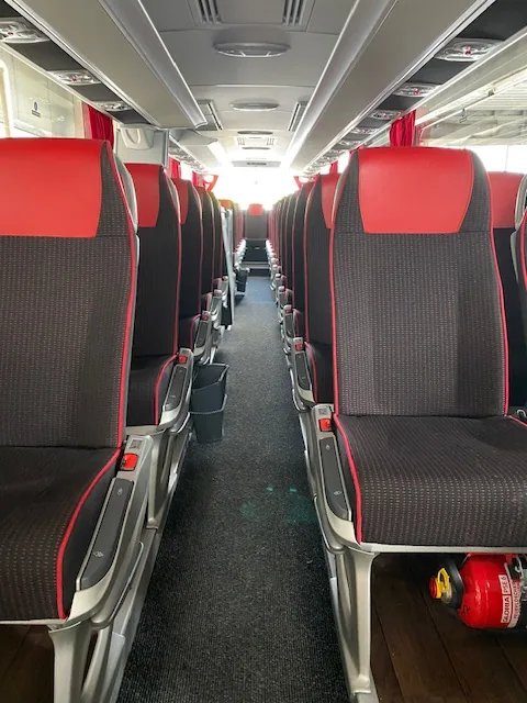 Ein Blick in unseren Reisebus